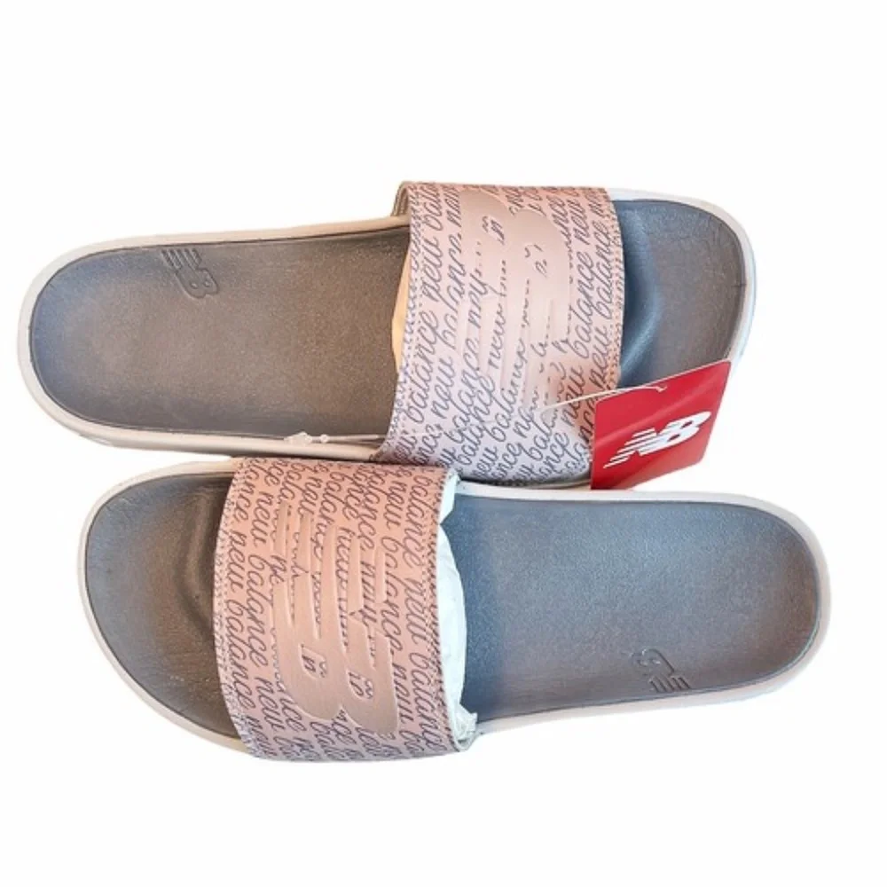 New Balance Girls Slide Size 5 Pink Gray Slides Sandals‎